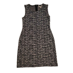 Womens 41 Hawthorn black & white thick knit sleeveless dress size Medium.